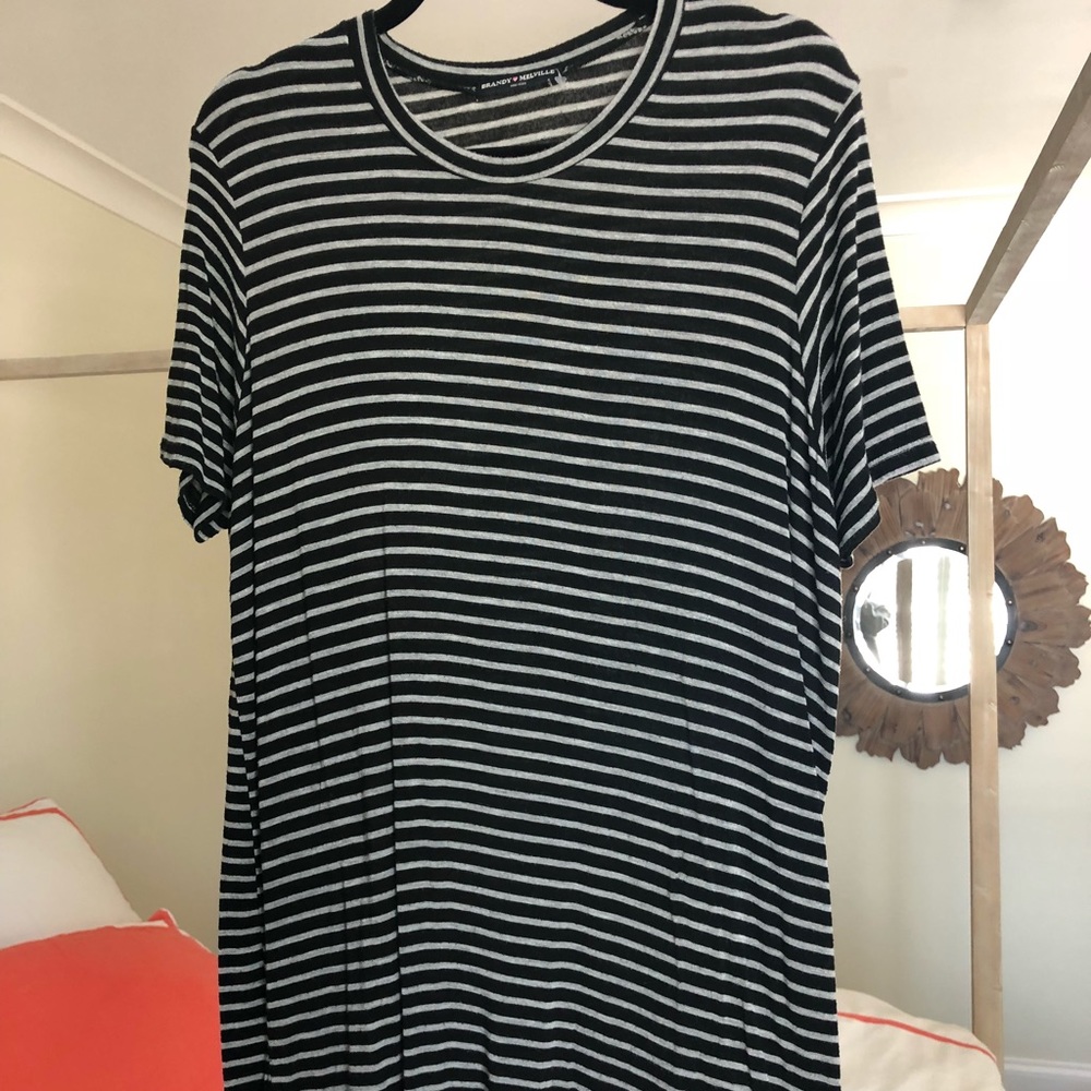Brandy Melville Striped T-shirt Dress